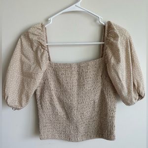 Abercrombie and Fitch top with bell sleeves